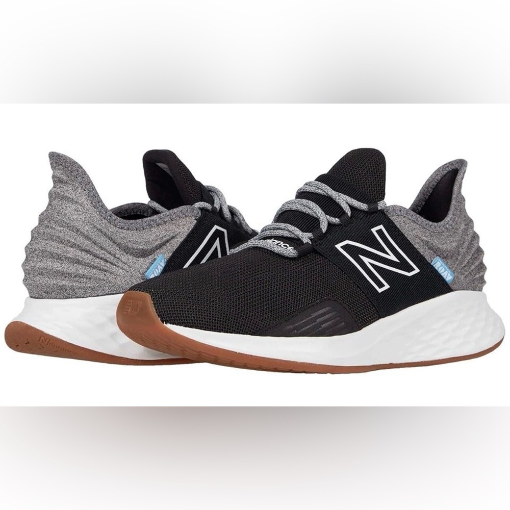 New Balance, Fresh Foam Roav Running Shoe MROAVTK Black Mesh Woman Sz 8